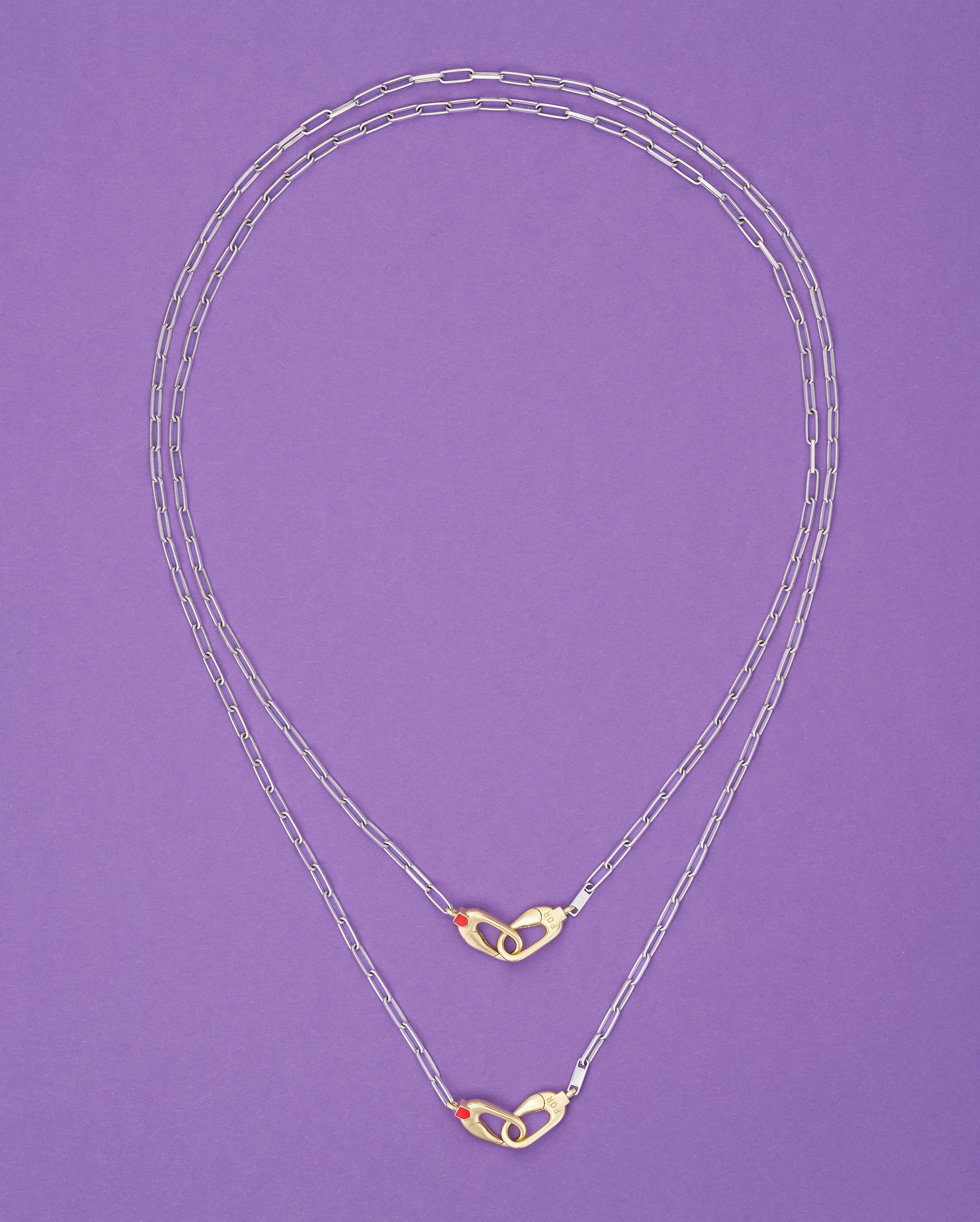 THE PAPERCLIP MIX-STERLING/14K